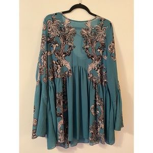 Free People Printed Symphony Slip